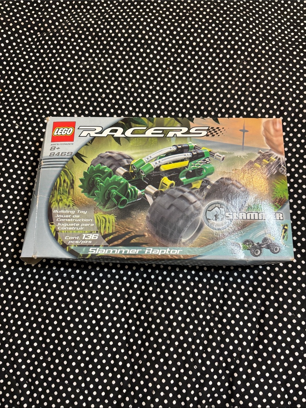 LEGO Racers Slammer Raptor Building Toy - Green and Black